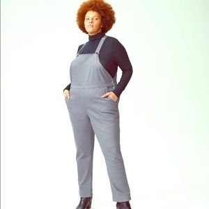 Universal Standard Brooks Overalls in Grey